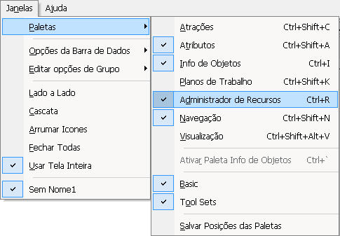 Criação e edição de Gradientes