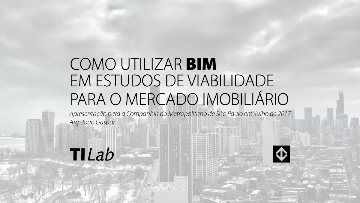 Apresentação sobre estudos de viabilidade em BIM para equipe do Metrô de SP